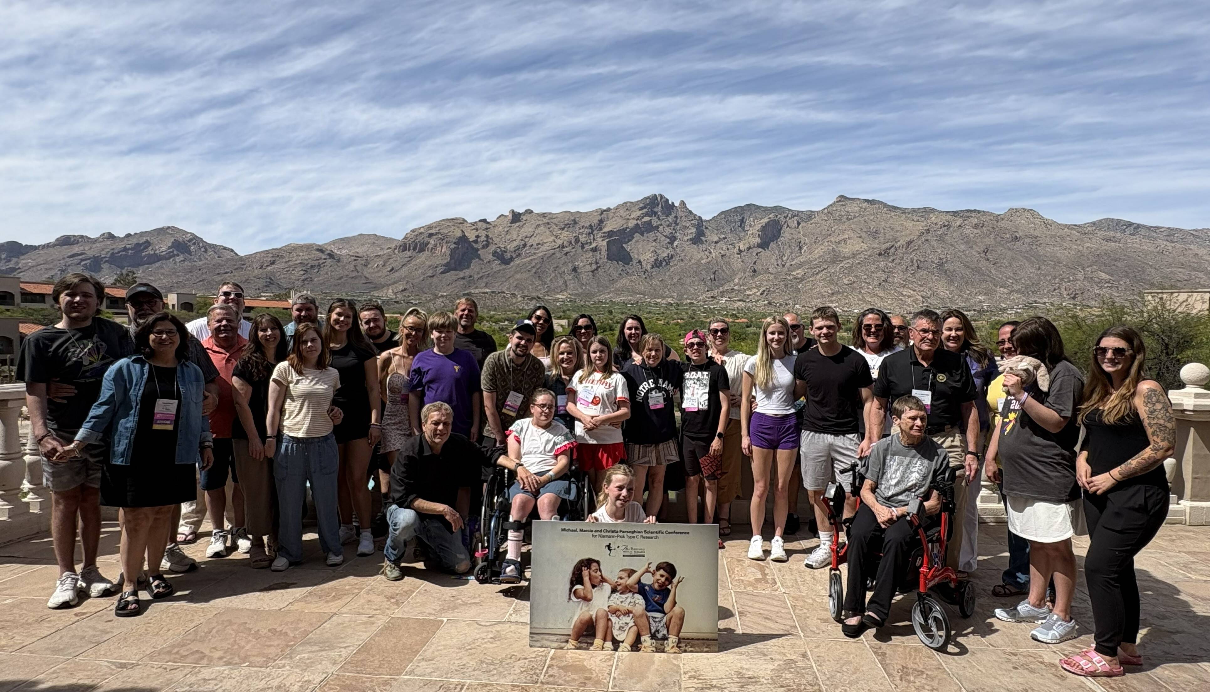 NPC families pose for group photo in Tucson AZ